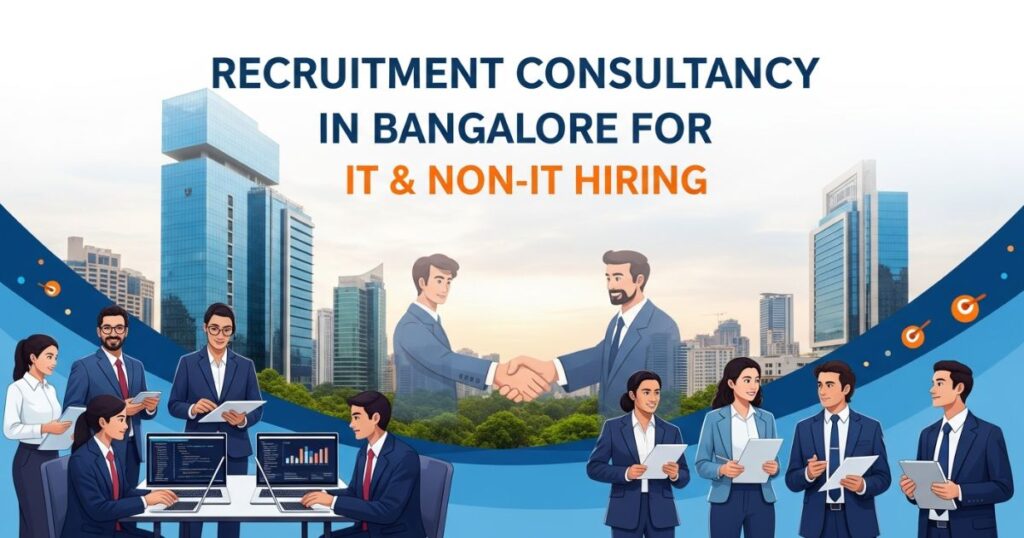 Recruitment consultancy in Bangalore offering IT and non-IT hiring support for growing companies