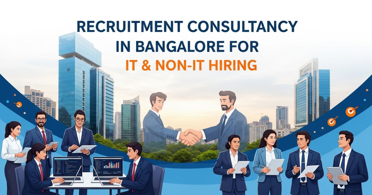 Recruitment consultancy in Bangalore offering IT and non-IT hiring support for growing companies