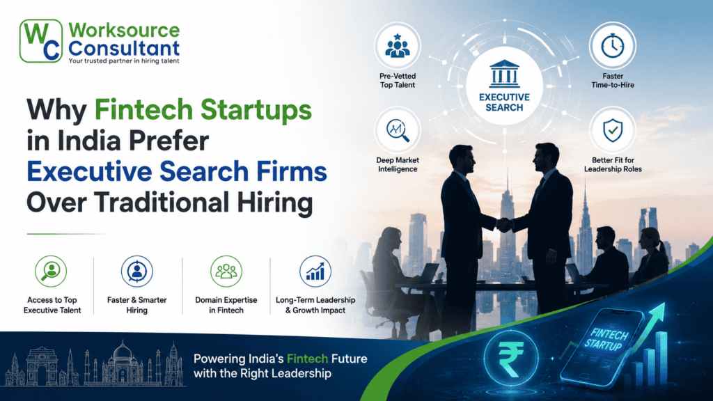 Why Fintech Startups in India Prefer Executive Search Firms